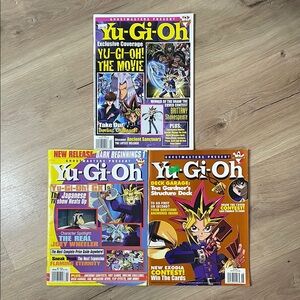 Vintage Ghostmasters‎ Present Yu-Gi-Oh Magazines. 3 issues. GUC!